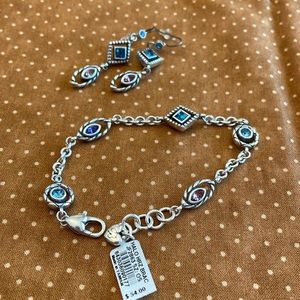 Brighton Halo Earrings and Bracelet